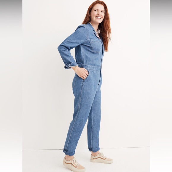 Denim Coverall Jumpsuit by Madewell - Picture 3 of 9